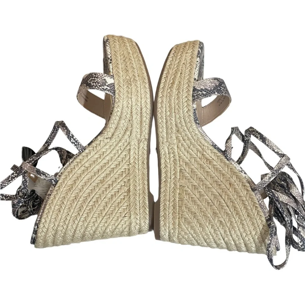 Aldo Wedge Tie-Up Espadrille Brand New w/ Box Size 8